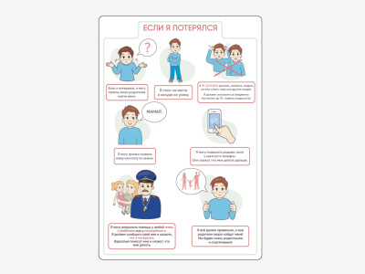 Карточки ПЭКС: визуализация «Если я потерялся» | Детальная картинка товара
